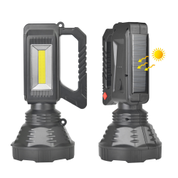 Ліхтарик-ручний АКБ вбудований,діод LED+COB,MICROUSB,соняч.панель,довж.-22см,пласт.“X-Balong“TY-832T
