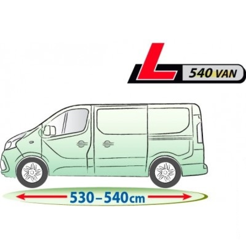 Тент Бус 530-540 см Mobile Garage VAN L540 “KEGEL“ “5-4156-248-3020“