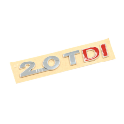 Емблема - напис “2.0 TDI“ (DI червона) Passat 15>19 103х16мм (3G0853675ACJZQ)