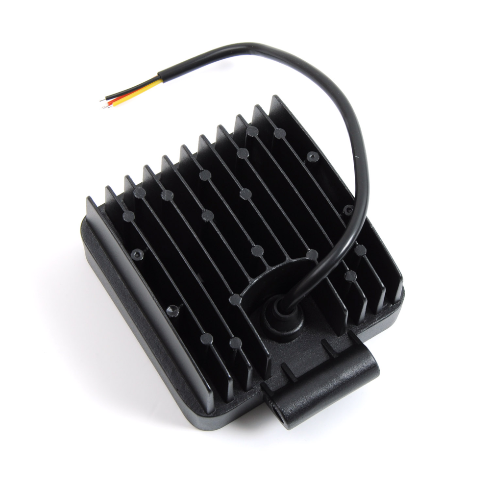 Фара-LED Квадрат 48W 118*128*60mm (3W*16) 10-30V Страбоскоп окремий провід (29-48Дальнє/Spot)