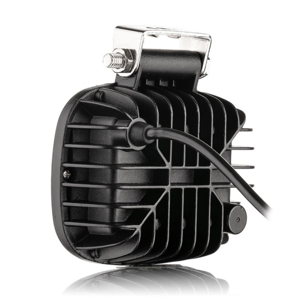 Фара-LED Квадрат 45W (15W*3) 10-30V 120*100*60mm (Ближн/Дальн)жовтий,білийRESTALING перевернута 9966