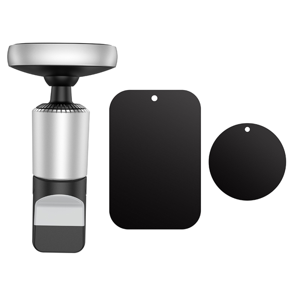 Автотримач для телефону магнітний BOROFONE BH44 Smart air outlet magnetic Black-silver