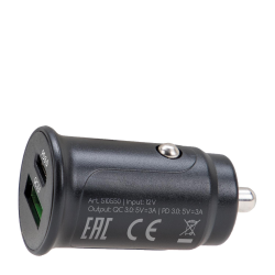 АЗП 12V 1USB-1Type-C 3А “ALCA“ 3.0 510550