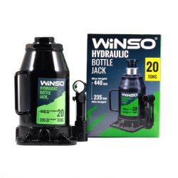 Домкрат гідравлічний 20т (коробка) висота 235-440мм “Winso“ 170220 (2шт/уп)