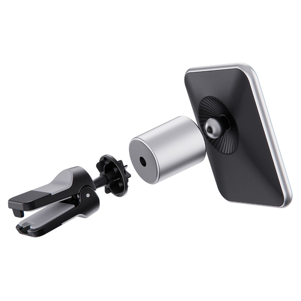 Автотримач з бездротовою зарядкою BOROFONE BH43 Xperience (для iPhone 12 і вище), на повітропрові