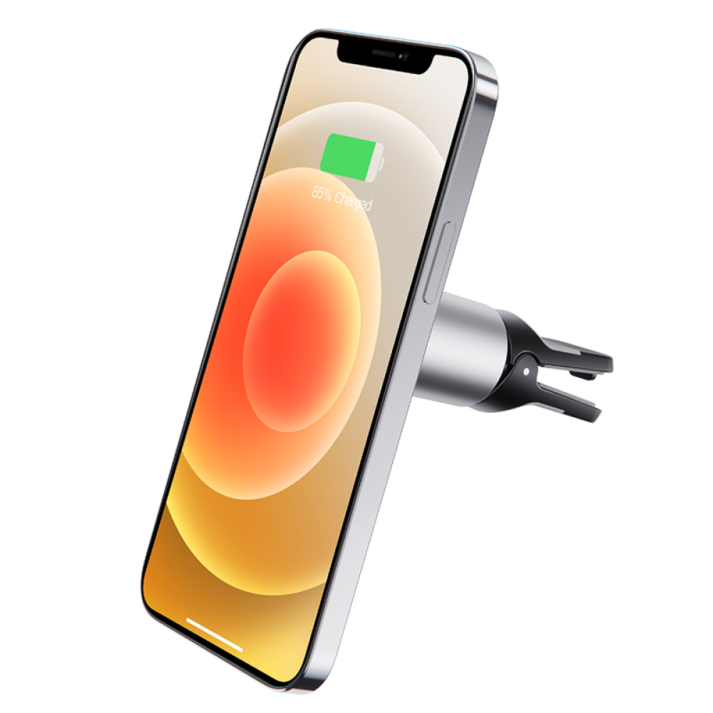 Автотримач з бездротовою зарядкою BOROFONE BH43 Xperience (для iPhone 12 і вище), на повітропрові