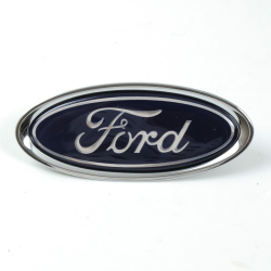 Емблема “FORD“ 115х48мм /3 пуклі/скотч/плоска (Fiesta)
