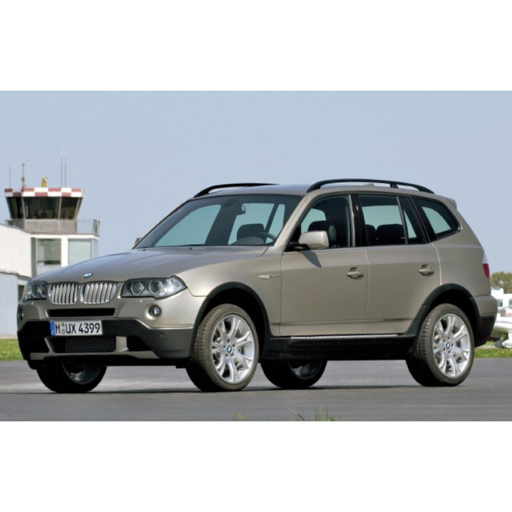 Дефлектори вікон BMW X3 (E83, F25,3е покоління)2018-2021“FLY““Нерж.сталь 3D“BBMWX31823-W/S(169)