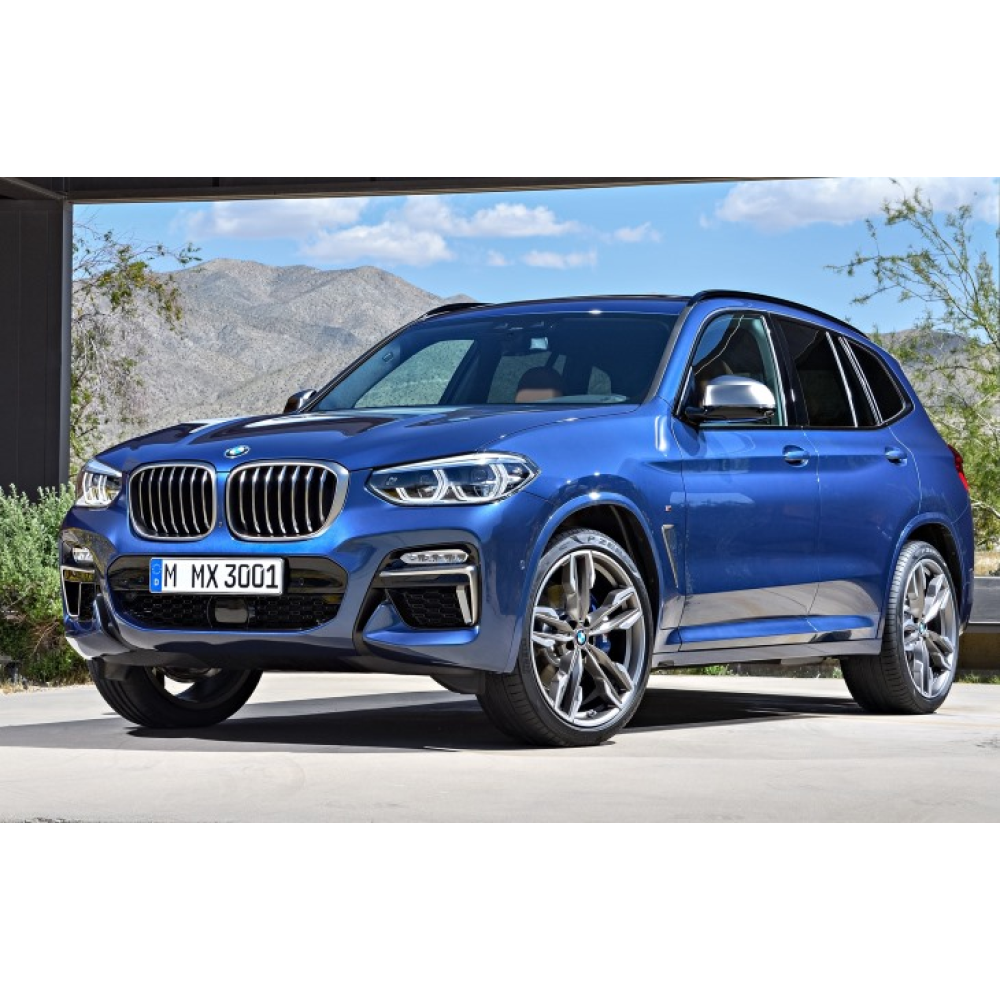 Дефлектори вікон BMW X3 (E83, F25,3е покоління)2018-2021“FLY““Нерж.сталь 3D“BBMWX31823-W/S(169)