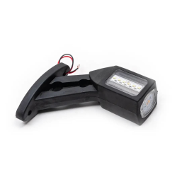 Габарит “ріжки“ косий 13см 12/24v LED червоний+білий+жовтий TH-601 (2шт)