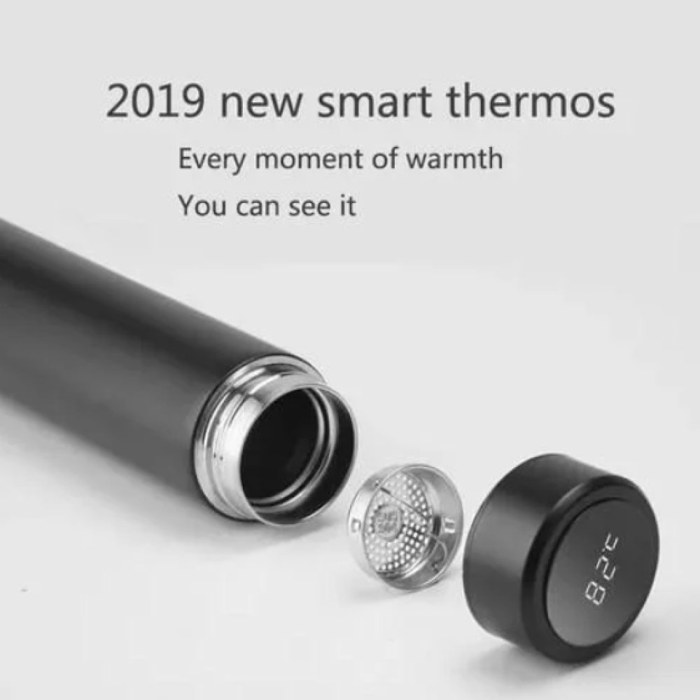 Термос 500ml з індикатором температури Мікс сітка, що фільтрує