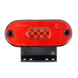 Габарит - червоний - 110х40мм - 12/24V Led 3 діода - “FR-181“ - К-472 (2шт)