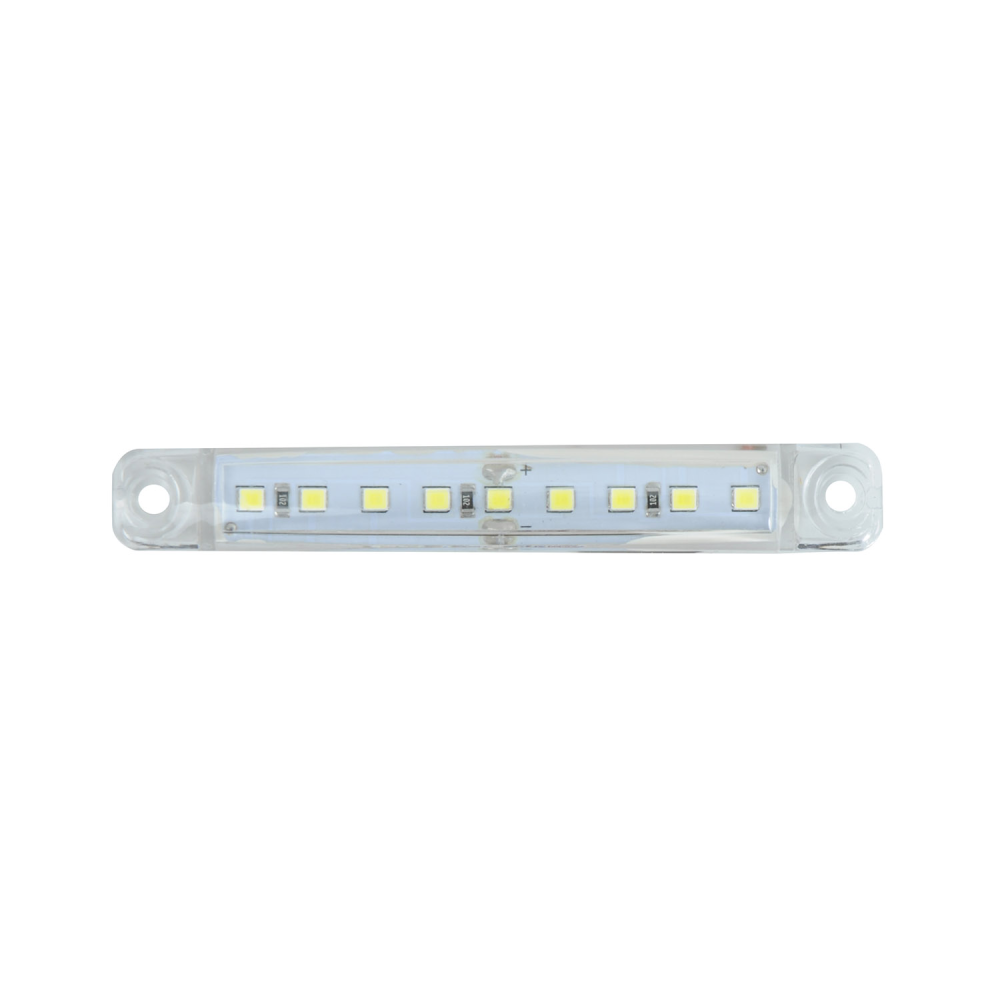 Габарит - білий - 100х15мм - 12/24V Led 9 діодів - “EMR-53B“ (10шт)