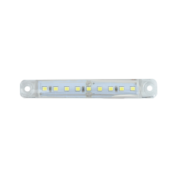 Габарит - білий - 100х15мм - 12/24V Led 9 діодів - “EMR-53B“ (10шт)