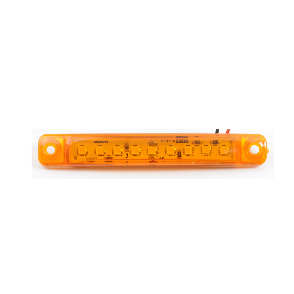 Габарит - помаранчевий - 100х15мм - 12/24V Led 9 діодів - “EMR-53S“ (10шт)
