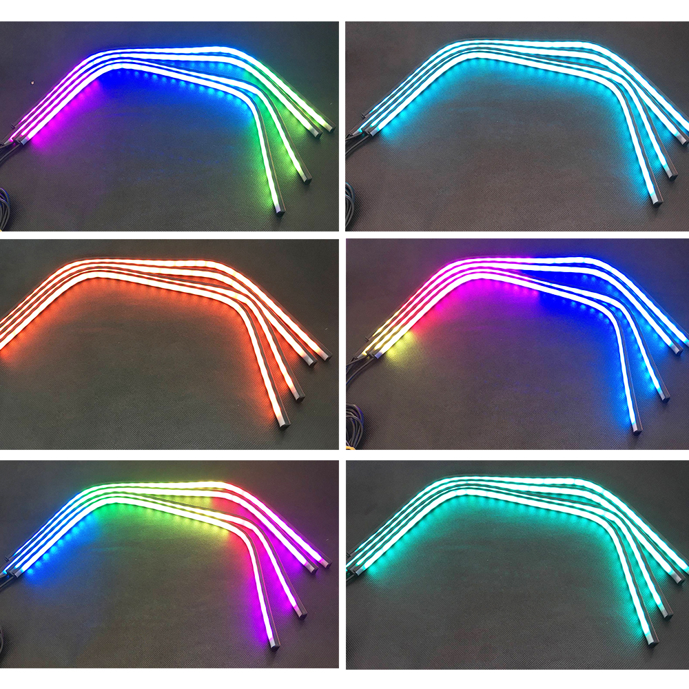 Підсвічування радіаторної решітки 8400RGB 4*60cm (Box)