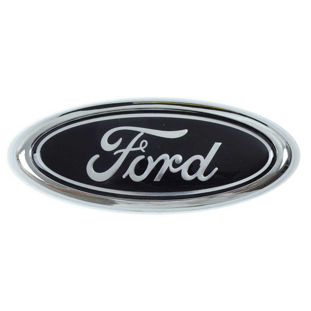 Емблема “FORD“ 146х58мм в зборі скотч 3M (Чорна) ( FOR 1012)