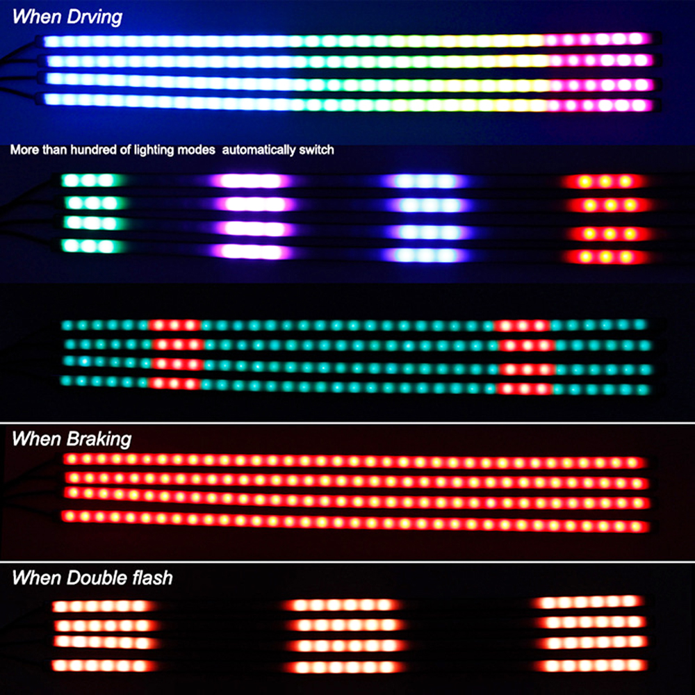 Підсвічування радіаторної решітки 8400RGB 4*60cm (Box)