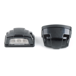 Підсвічування номера 24V діодне 3 LED Чорний корпус“ILH08“ (2шт./уп)