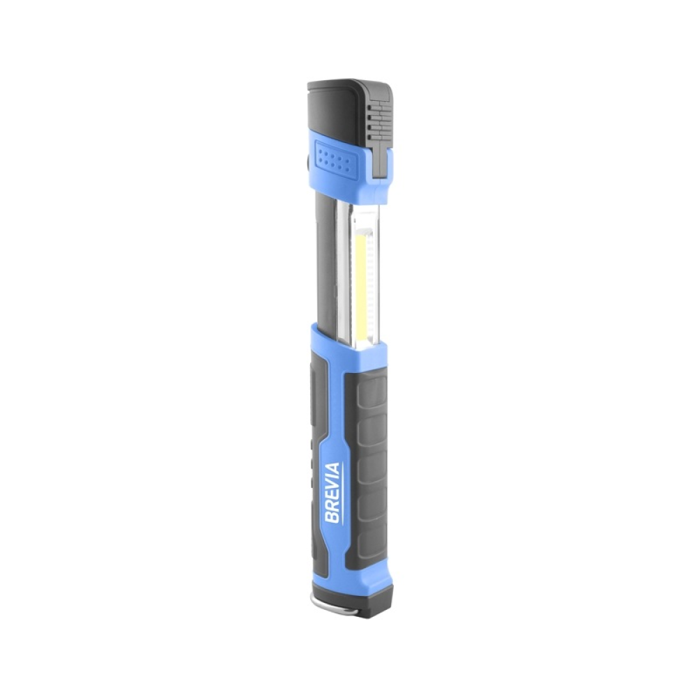 Переноска діодна 3W COB/300 lm +1W L=190-275/2000mAh/microUSB/Brevia Led 11350/телескоп,магніт,гачок