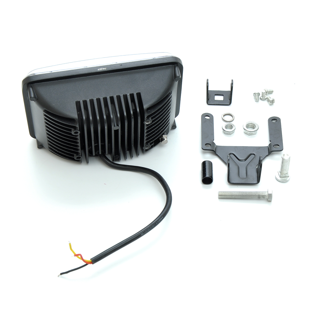 Фара-LED Прямокутник 75W (15W*5) 10-30V 170*105*80mm Ближнє/flood+Ходові Вогні (W 01-75) (1шт) 363