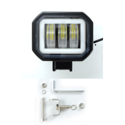 Фара-LED Квадрат 30W (10W*3) 10-30V 95*73*60mm Дальнє світло (V77-30W-S) 1шт 4 058 Білий обід