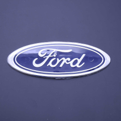 Емблема “FORD“ 150х59мм\пластик великий\хром\скотч (Transit) 5141