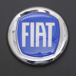 Емблема “Fiat“ DOBLO, LINEA передня (Скотч 3М) Синя D95мм