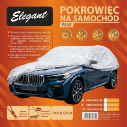 Тент Джип/Мінівен 480x195x155 см (L) з підкладкою 100262 PEVA “ELEGANT“ (кишені під дзеркало, блиска