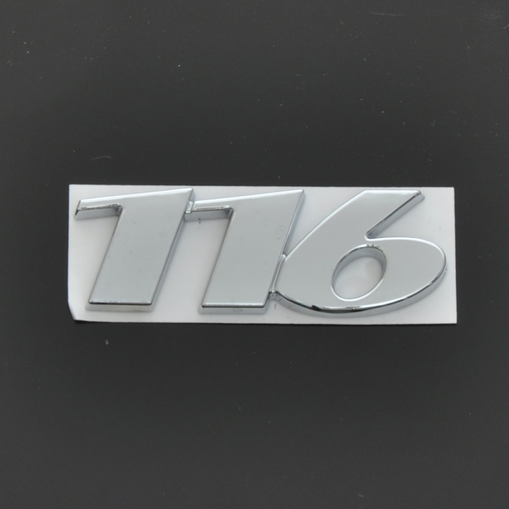 Емблема - напис “116“ скотч 75х28 мм 2011-2014 (wiwo 639 817 3914)