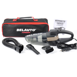 Автопилосос Сухе+Вологе прибирання 110W “BELAUTO“ Тайфун BA55-B + LED ліхтар 3.2kПа/2 адаптр.