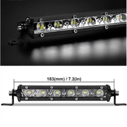 Фара-LED Прямокутник 18W 185*50*25mm (3W*6) 10-30V Ближнє/Flood (D4-18W F) (1шт) 3 726