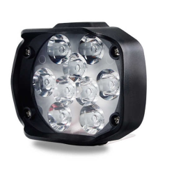 Фара-LED Овал-міні 12W (1W*12) 12V 60*75*60mm Дальнє/Spot (1шт) (пластик.корпус) 12 Led