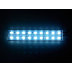 Підсвічування салону 12V LED “Призма“ 2-а - 8 см - Біла - (5630) - 2А 12LED