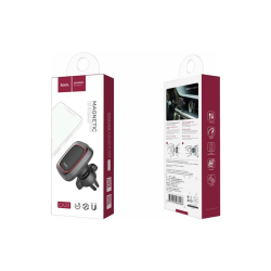 Автотримач для телефону магнітний HOCO CA23 Black/Carbon