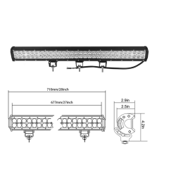 Фара-LED Балка 705*107*73мм 180W (3W*60) 10-30V COMBO D2 Black