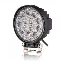 Фара-LED Круг 42W 138*76mm (3W*14) 10-30V Ближнє+страбоскоп (27-42W) (1шт) 4168