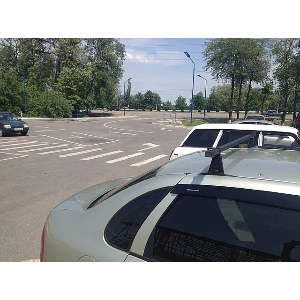 Багажник модельний ВАЗ Калина в зборі із квадрат. поперечкою (1,20 м) “Кенгуру“ 2 планки