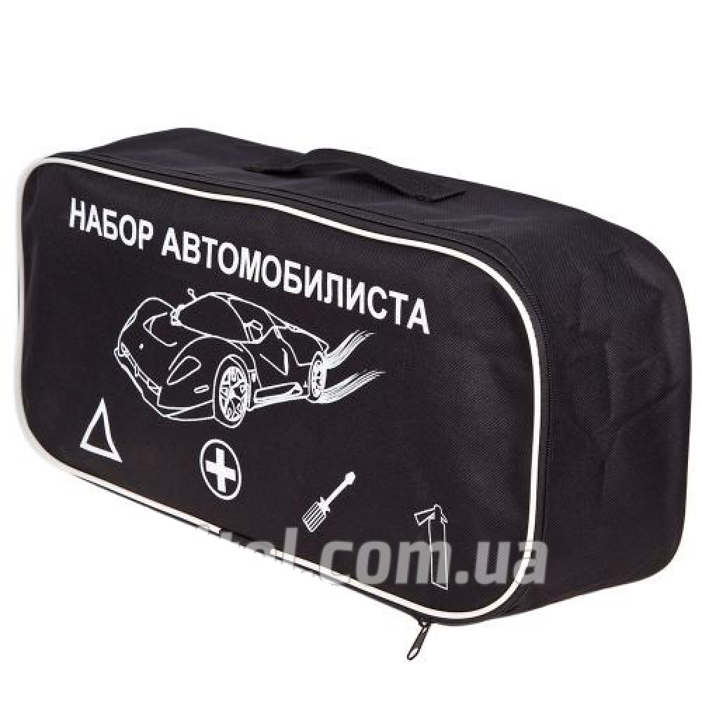Сумка техдопомоги чорна (45х20х12) 1 відділ “Набір Автомобіліста“