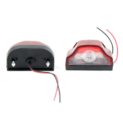 Підсвічування номера 12/24V діодне 4 LED Червоне “КОБРА“ УР-37 Туреччина (2шт./уп)