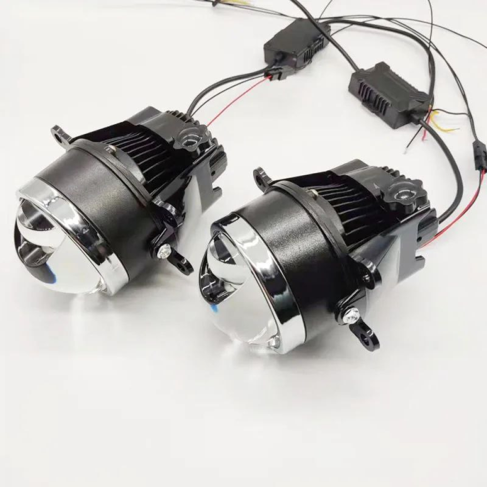 Комплект універсальних протитуманних фар SANVI BI-LED LASER 30/45W (Renault, Citroen, Ford, Mitsubishi, Opel, Peugeot, Subaru)