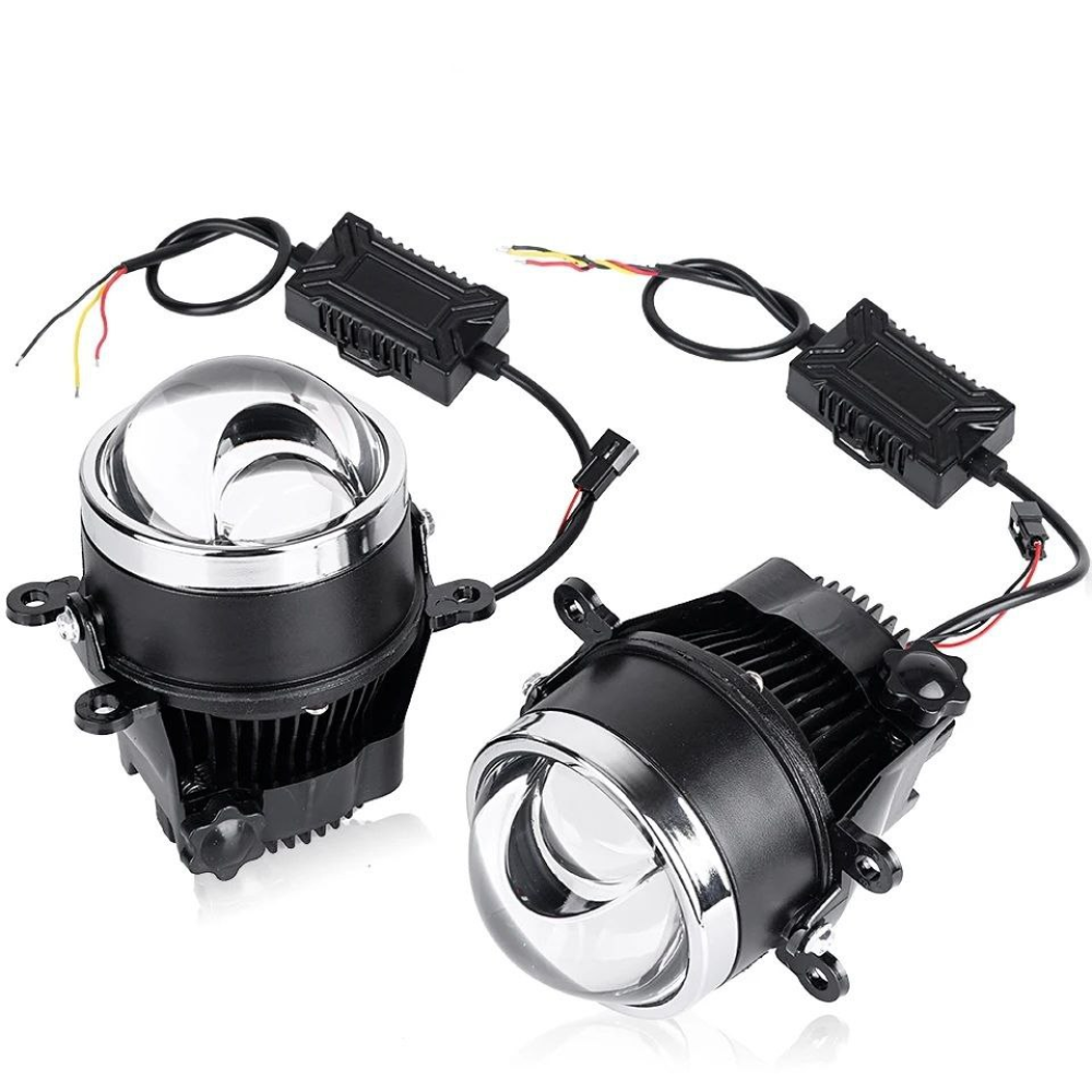 Комплект універсальних протитуманних фар SANVI BI-LED LASER 30/45W (Renault, Citroen, Ford, Mitsubishi, Opel, Peugeot, Subaru)