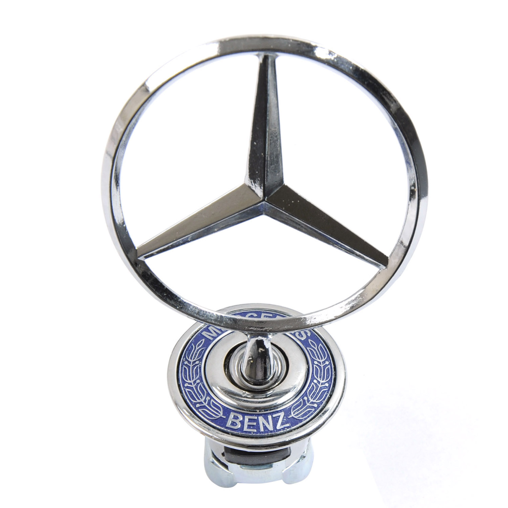 Приціл “Mercedes“ W202-210/W124E D=4 см-спідниці метал/врізний з написом (Оригінал) A210 880 01 86