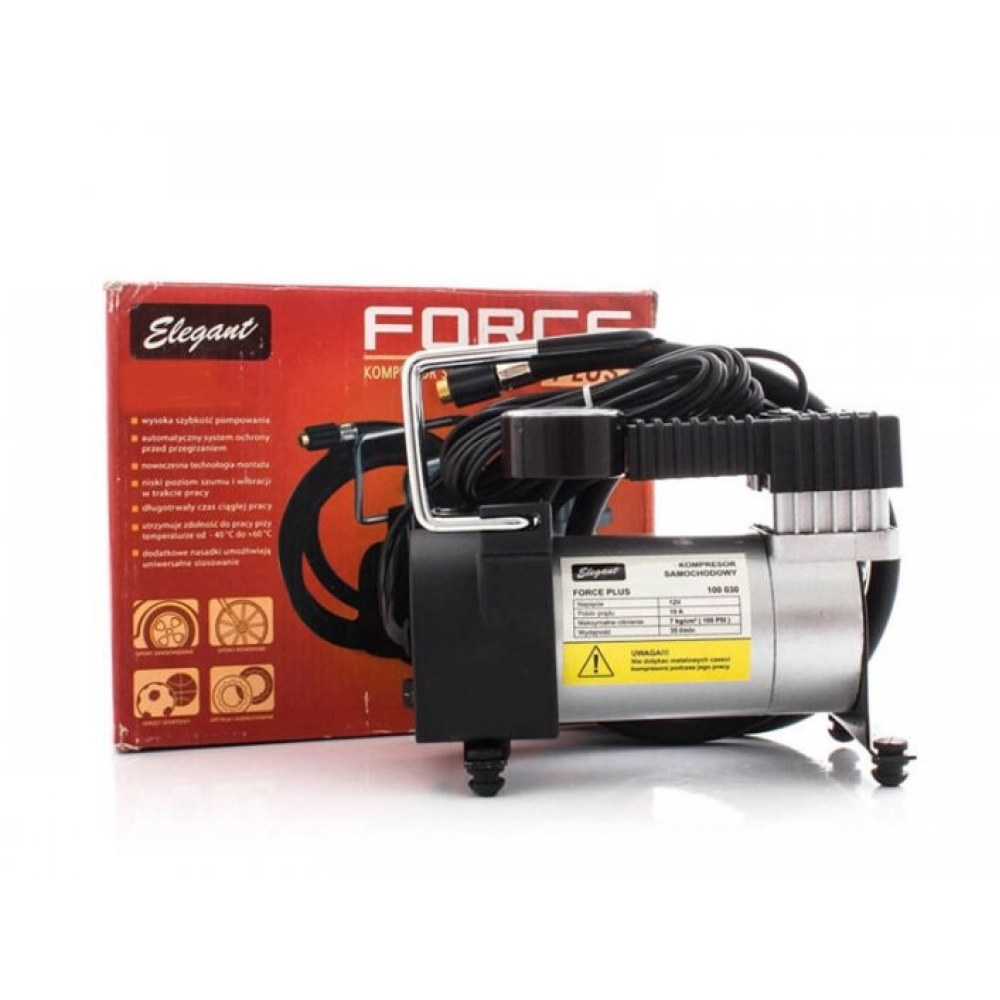 Компресор - “Force“ PLUS 100030 - 12v - 150Вт - 35л - 7атм - 14А (12шт/ящ)
